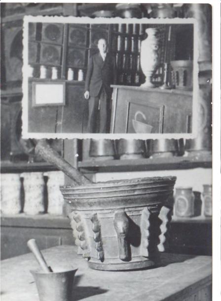 Postal antiga de la Farmàcia Esteva